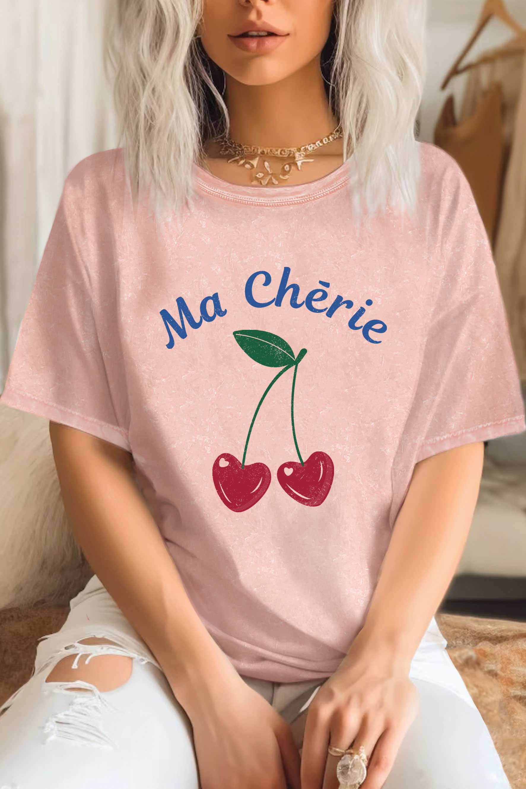 Ma Cherie Cherry Mineral Graphic - Adult & Kids T-Shirts, Sweatshirts & Hoodies apparel design preview 1