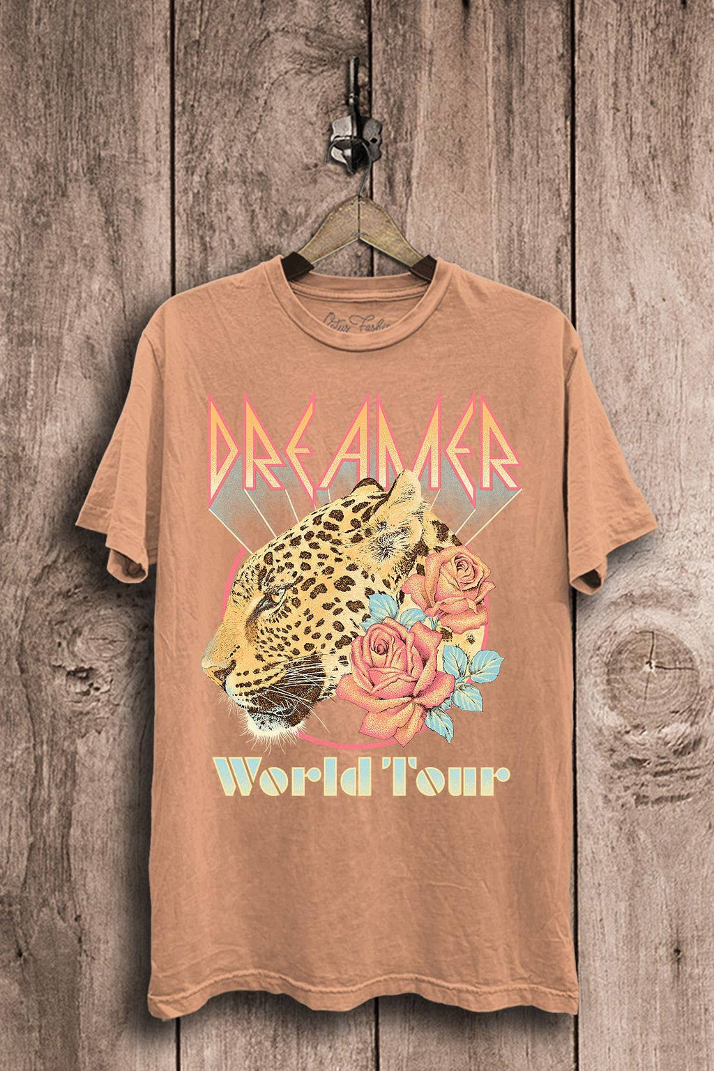 Dreamer World Tour Rock Roll Graphic Top - Adult & Kids T-Shirts, Sweatshirts & Hoodies apparel design preview 1