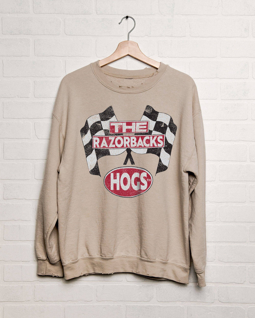 Arkansas Razorbacks Cars Sand Thrifted - Adult & Kids T-Shirts, Sweatshirts & Hoodies apparel design preview 1