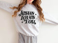 Jesus Loves You Faith Apparel - Adult & Kids T-Shirts, Sweatshirts & Hoodies apparel design preview 1