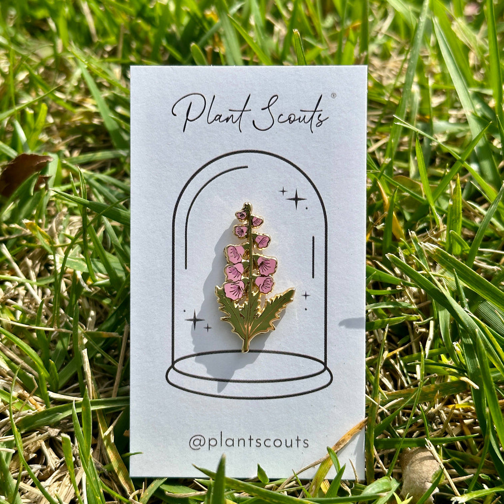 Foxglove Flower Enamel Pin - Adult & Kids T-Shirts, Sweatshirts & Hoodies apparel design preview 1