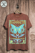 Happiness Is Always My Mood Graphic Top - Adult & Kids T-Shirts, Sweatshirts & Hoodies apparel design preview 1