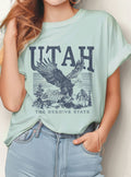 Utah Eagle the Beehive State Graphic - Adult & Kids T-Shirts, Sweatshirts & Hoodies apparel design preview 1