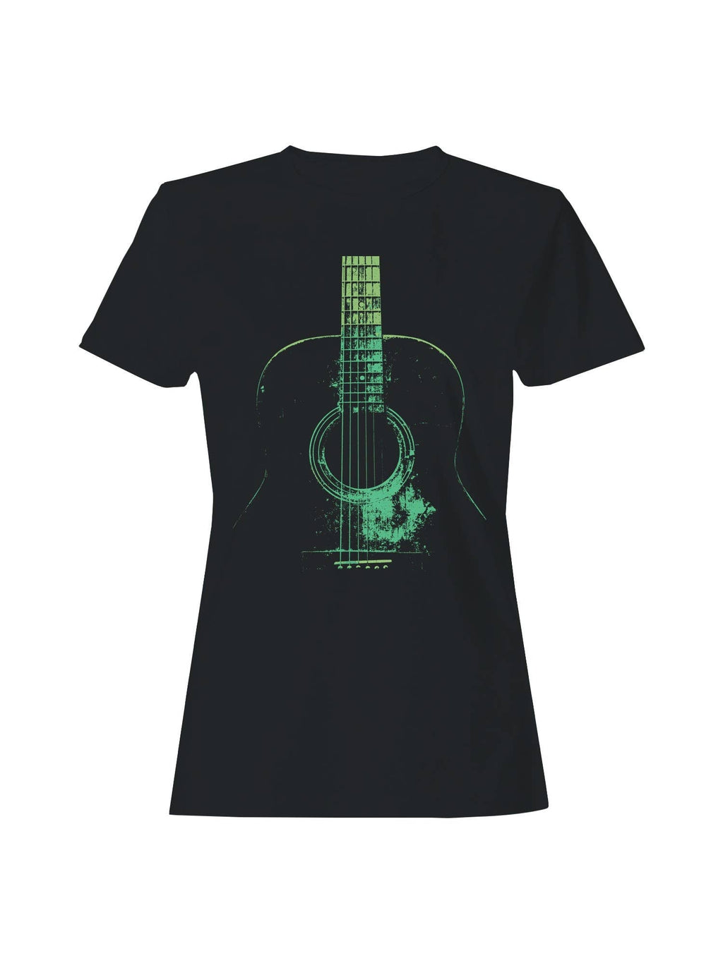 Vintage Distressed Guitar Design Women's - Adult & Kids T-Shirts, Sweatshirts & Hoodies apparel design preview 1