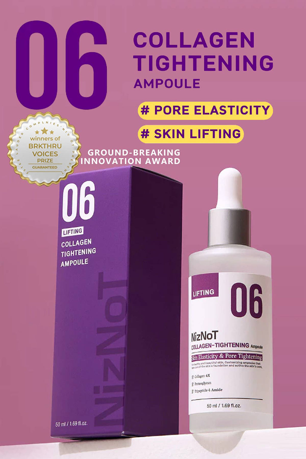 0730 Niznot 06 Lifting Collagen Tightening Ampoule - Adult & Kids T-Shirts, Sweatshirts & Hoodies apparel design preview 1