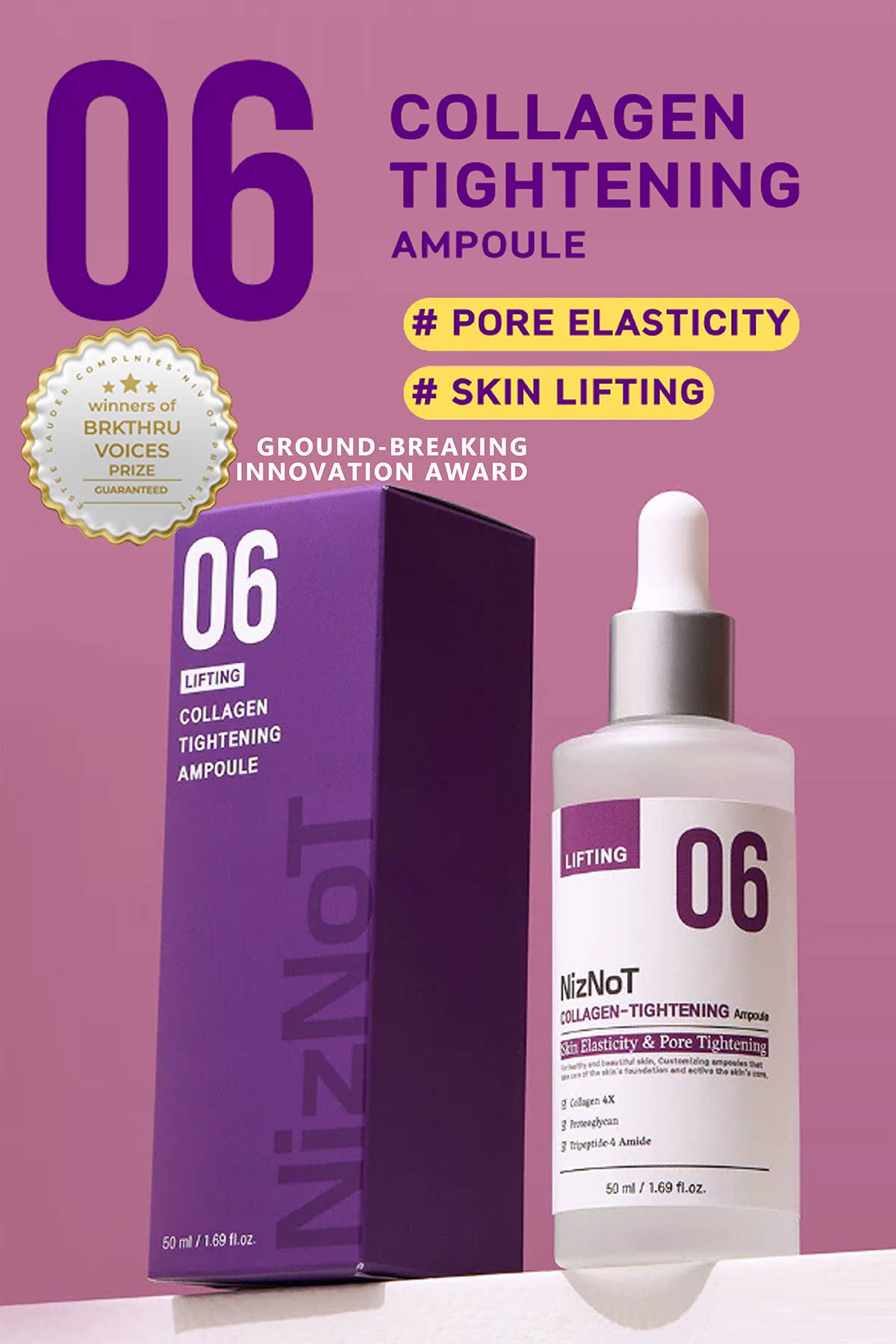 0730 Niznot 06 Lifting Collagen Tightening Ampoule - Adult & Kids T-Shirts, Sweatshirts & Hoodies apparel design preview 1