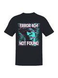Glitch Art Error 404 Not Found Men's - Adult & Kids T-Shirts, Sweatshirts & Hoodies apparel design preview 1