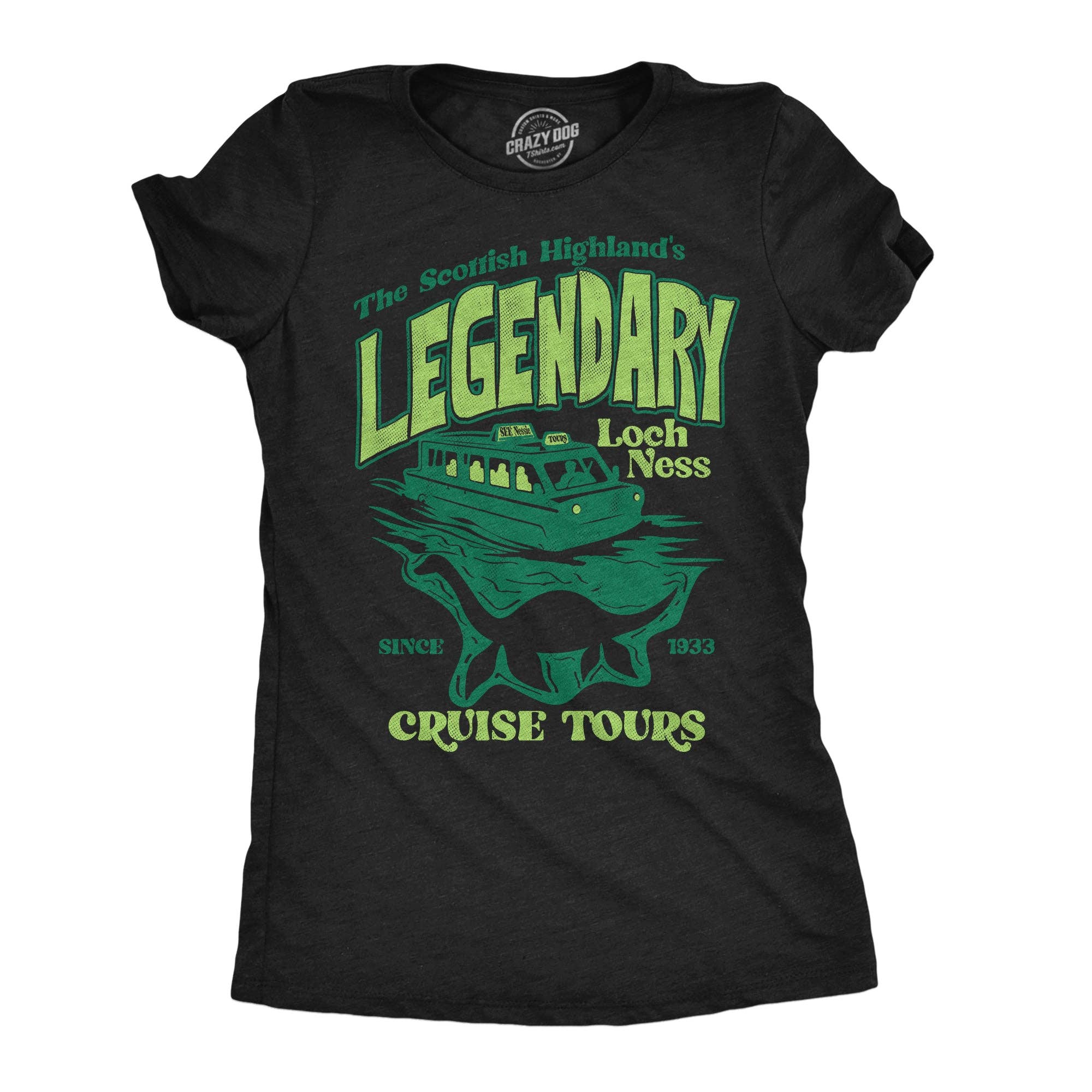 Lengendary Loch Ness Cruise Tours Women's - Adult & Kids T-Shirts, Sweatshirts & Hoodies apparel design preview 1