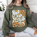 Boho Daisies, Retro Floral Design - Adult & Kids T-Shirts, Sweatshirts & Hoodies apparel design preview 1