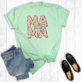 Leopard Mama Flowers Graphic - Adult & Kids T-Shirts, Sweatshirts & Hoodies apparel design preview 1