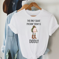 The Only Squat I'm Doin' Today Is Diddly Cowboy - Adult & Kids T-Shirts, Sweatshirts & Hoodies apparel design preview 1