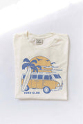 Surf Club Mineral Washed Graphic Top - Adult & Kids T-Shirts, Sweatshirts & Hoodies apparel design preview 1