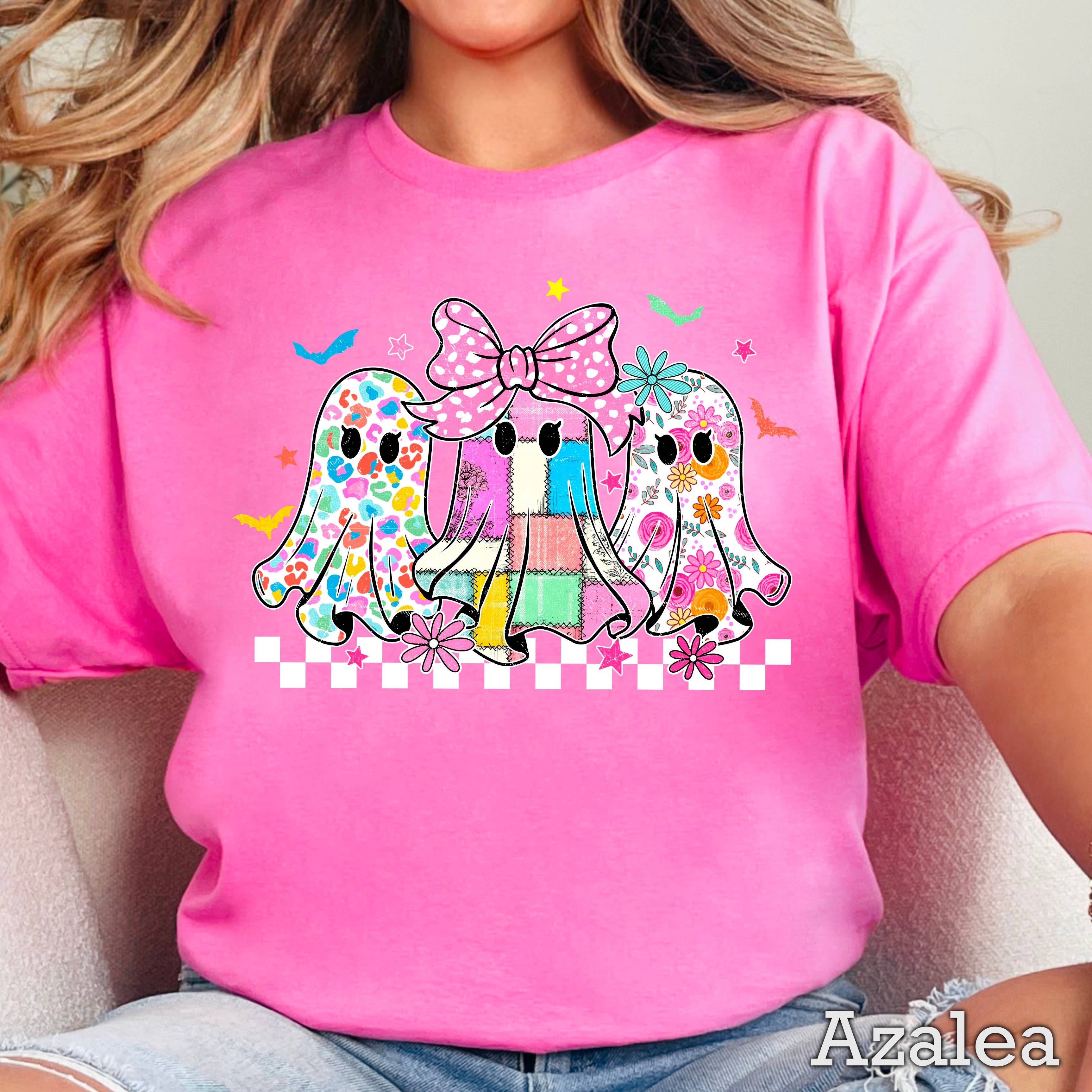 Retro Ghost Halloween 2025 Women'S Graphic Gildan - Adult & Kids T-Shirts, Sweatshirts & Hoodies apparel design preview 1