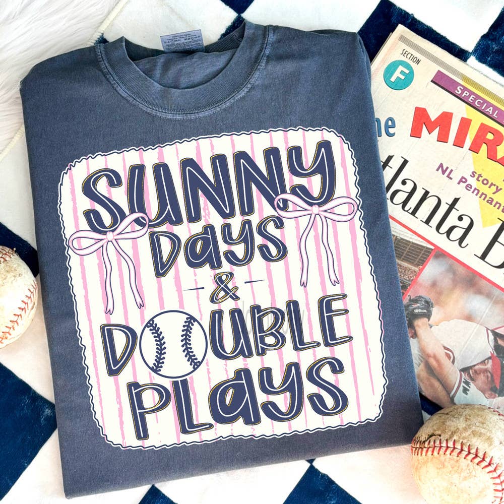 Sunny Days Double Plays - Adult & Kids T-Shirts, Sweatshirts & Hoodies apparel design preview 1