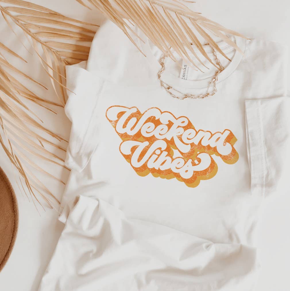 Weekend Vibes Graphic - Adult & Kids T-Shirts, Sweatshirts & Hoodies apparel design preview 1