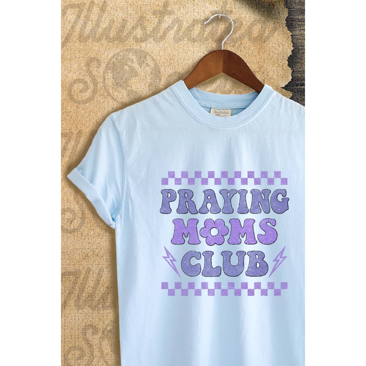 Praying Moms Club Vintage Graphic - Adult & Kids T-Shirts, Sweatshirts & Hoodies apparel design preview 1