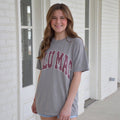 LM-TS-1007 Team Maroon/White Polka Dot Adult Granite - Adult & Kids T-Shirts, Sweatshirts & Hoodies apparel design preview 1
