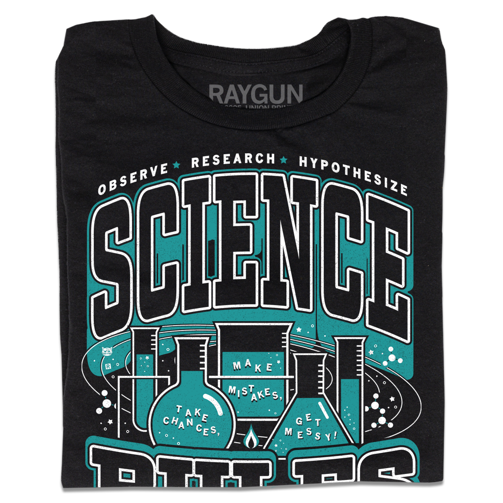 Science Rules Max Collegiate - Adult & Kids T-Shirts, Sweatshirts & Hoodies apparel design preview 1