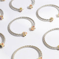 Braided Bangle Color Rhinestone Edge Cuff Bracelet - Adult & Kids T-Shirts, Sweatshirts & Hoodies apparel design preview 1
