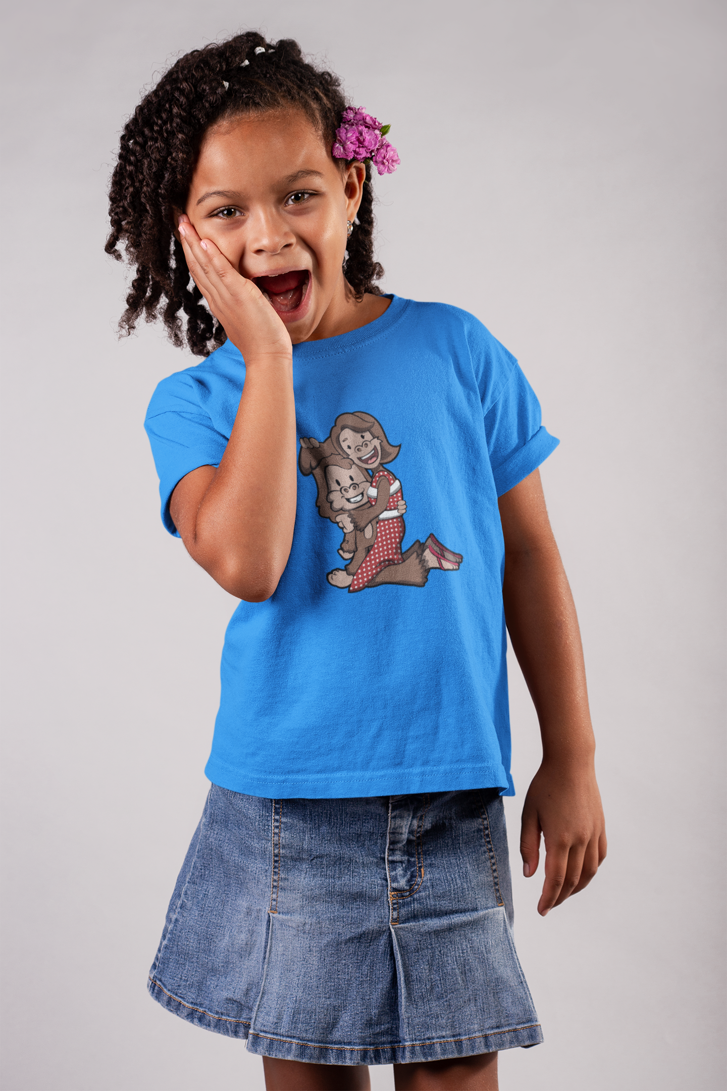 Sammie Squatch Mom" (Royal Blue) - Adult & Kids T-Shirts, Sweatshirts & Hoodies apparel design preview 1