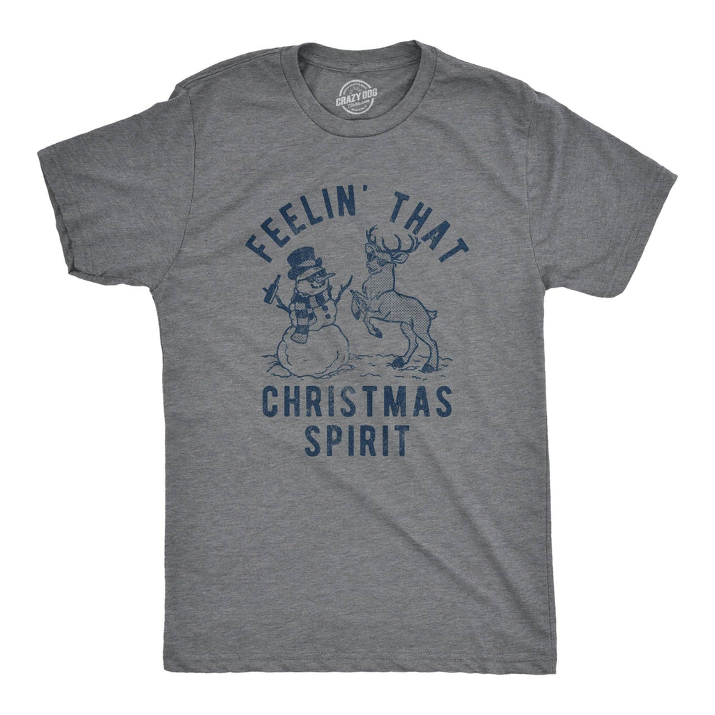 Feelin That Christmas Spirit Men's - Adult & Kids T-Shirts, Sweatshirts & Hoodies apparel design preview 1