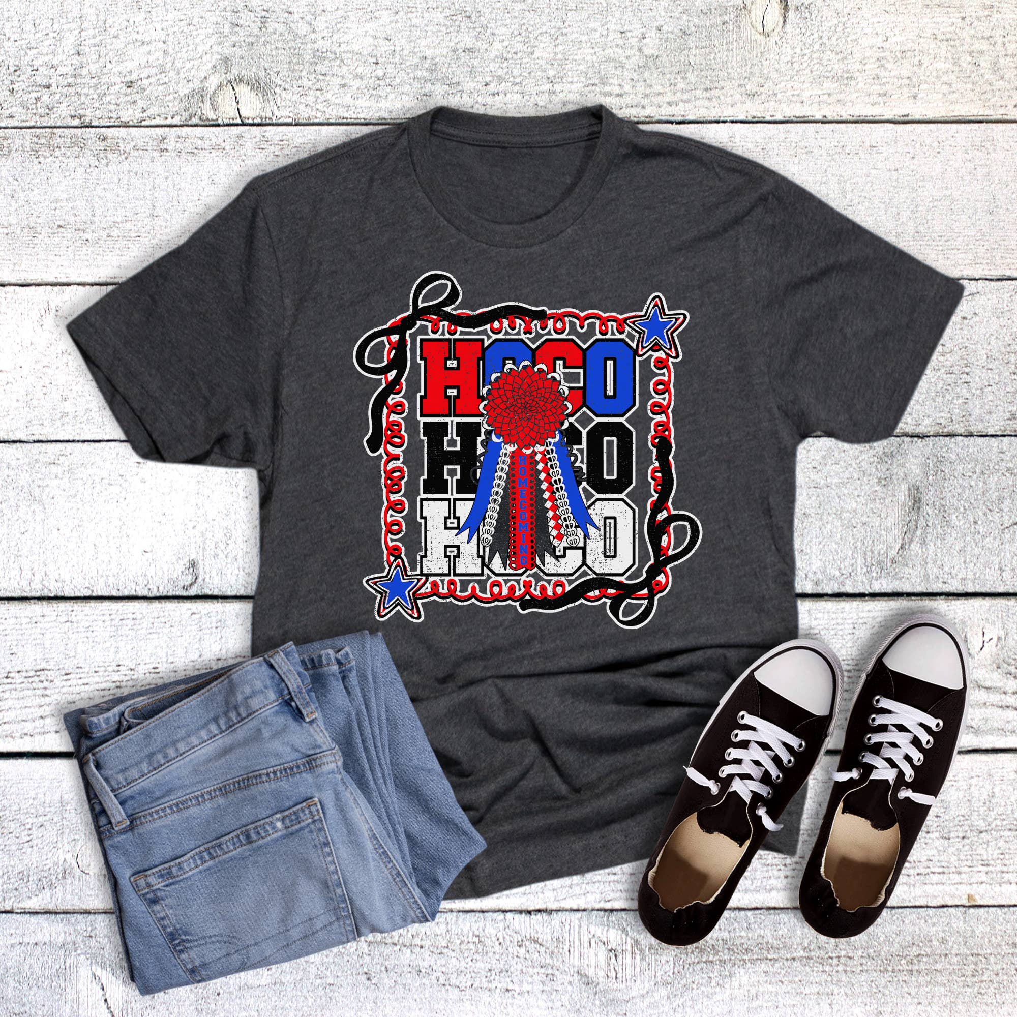 Custom Hoco Mum Bows Graphic - Adult & Kids T-Shirts, Sweatshirts & Hoodies apparel design preview 1