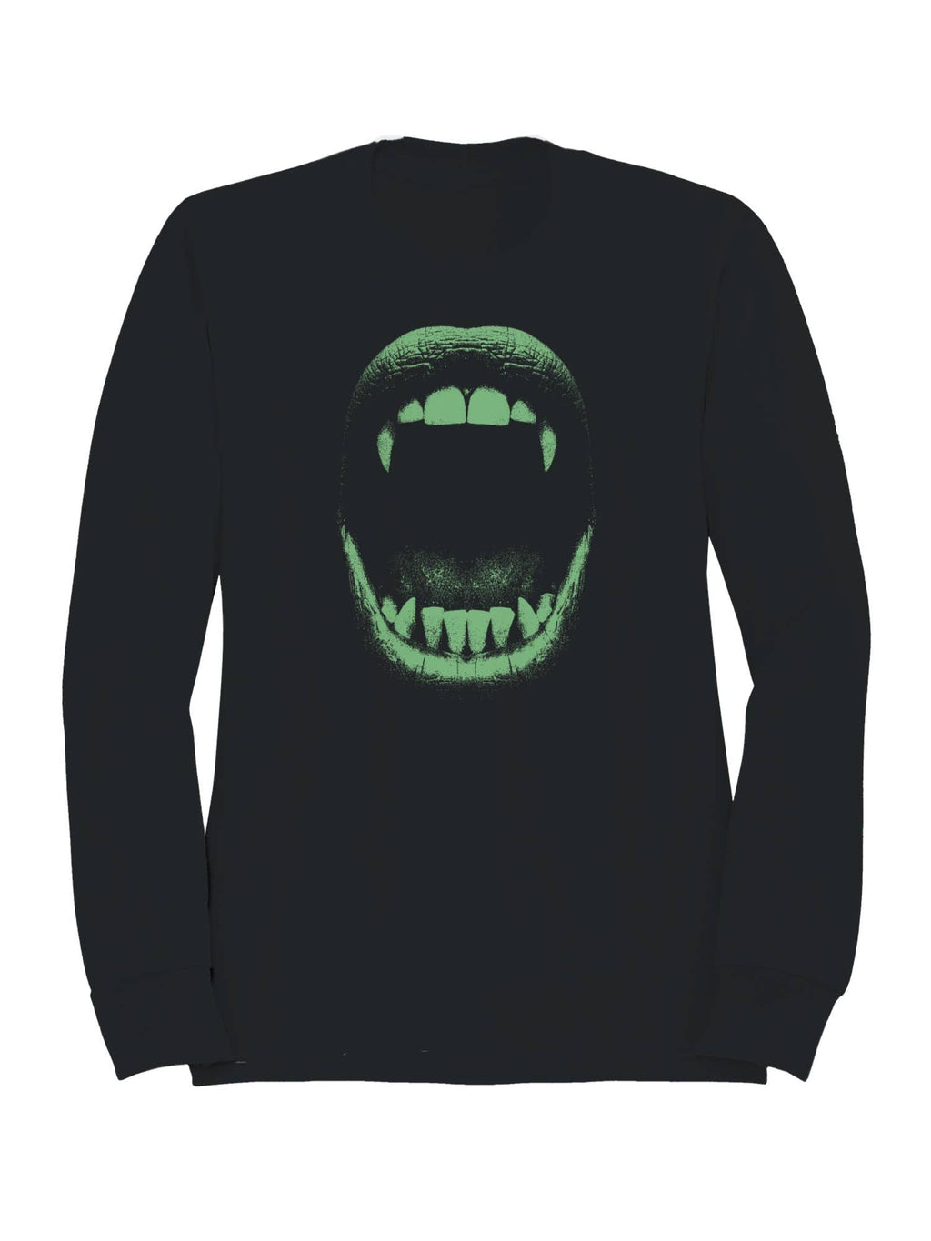 Neon Vampire Fang Design Men's - Adult & Kids T-Shirts, Sweatshirts & Hoodies apparel design preview 1