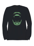 Neon Vampire Fang Design Men's - Adult & Kids T-Shirts, Sweatshirts & Hoodies apparel design preview 1