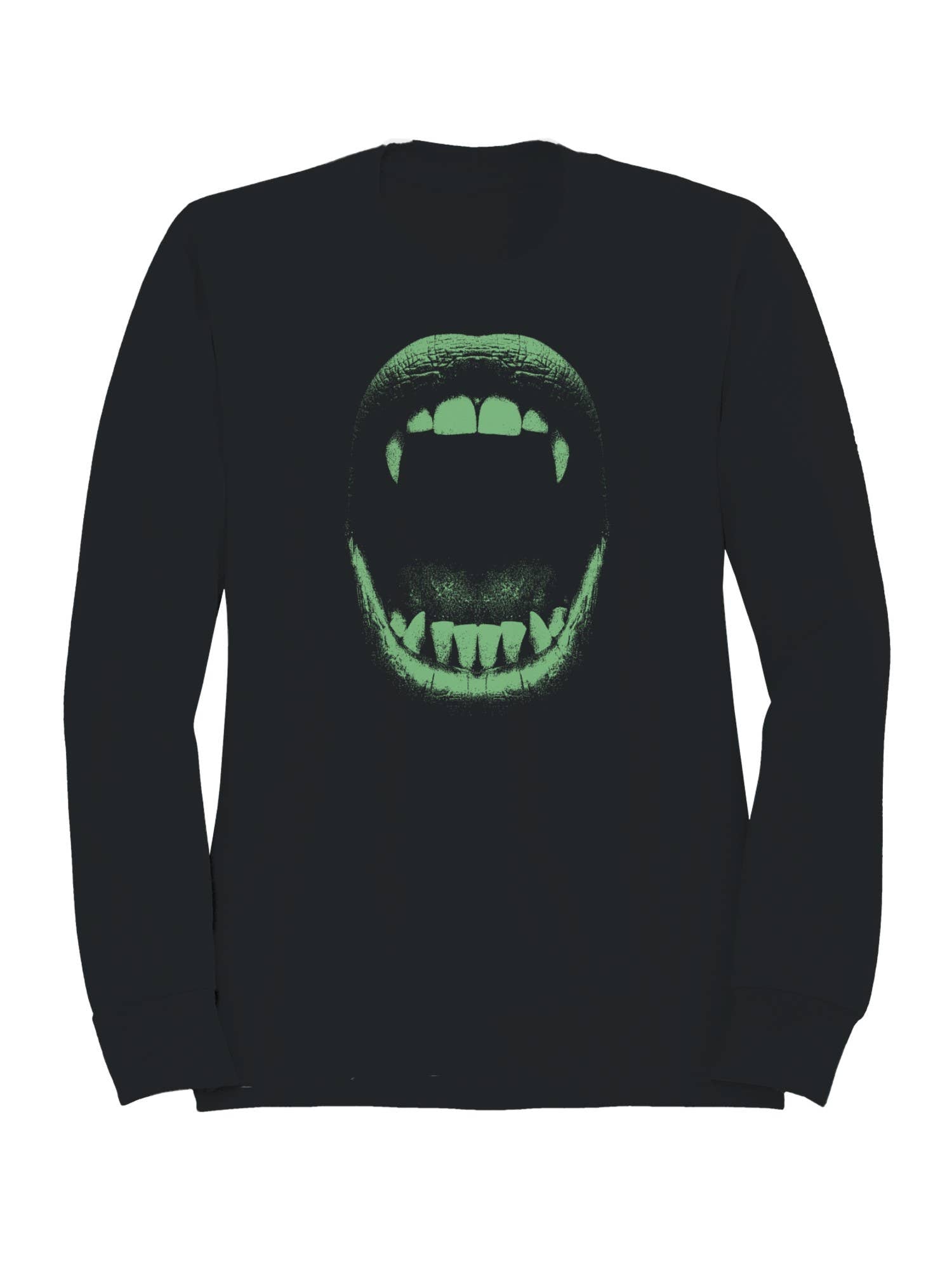 Neon Vampire Fang Design Men's - Adult & Kids T-Shirts, Sweatshirts & Hoodies apparel design preview 1
