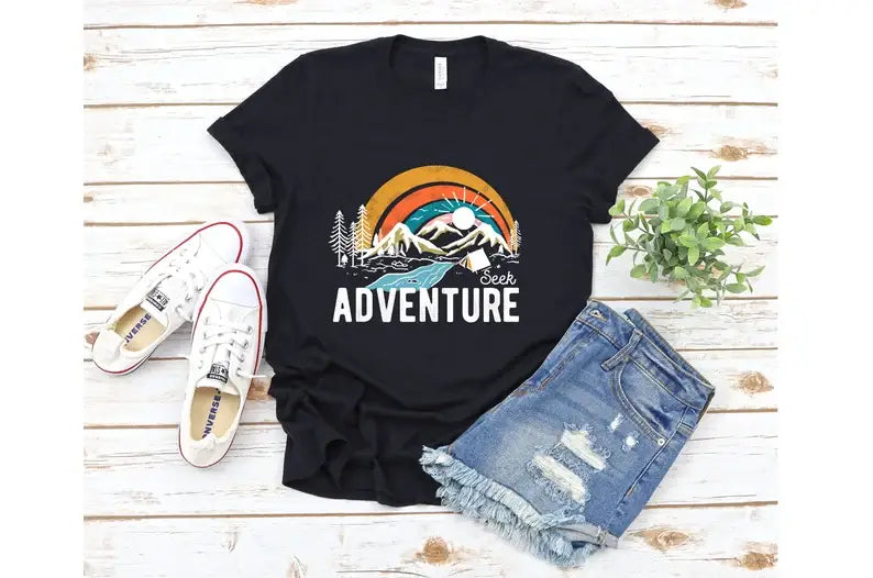 Seek Adventure - Adult & Kids T-Shirts, Sweatshirts & Hoodies apparel design preview 1