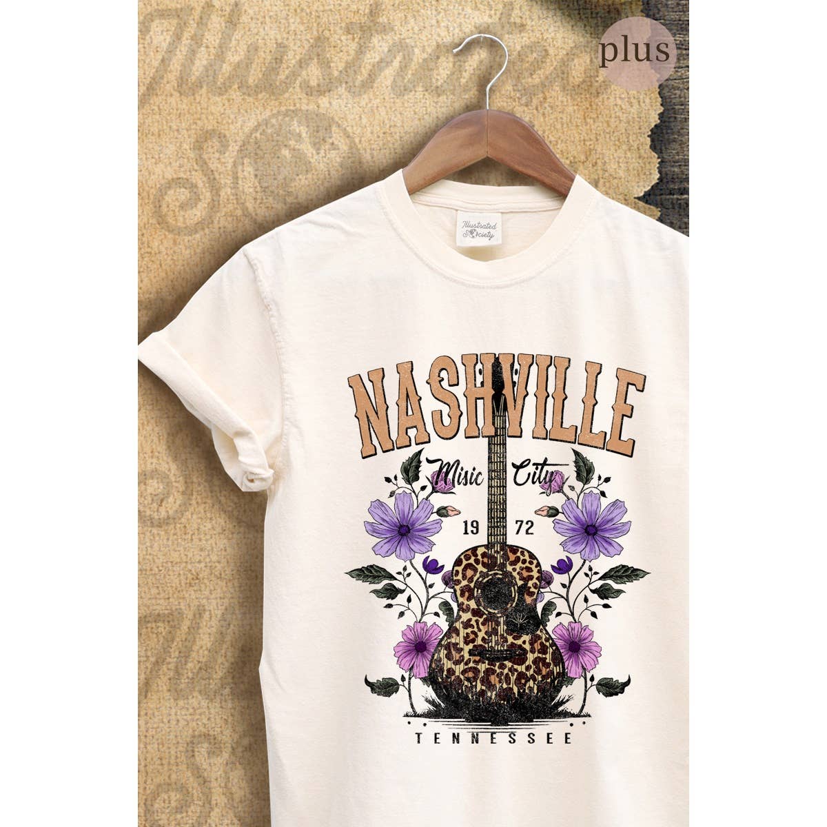 Nashville Vintage Graphic Regular Plus - Adult & Kids T-Shirts, Sweatshirts & Hoodies apparel design preview 1