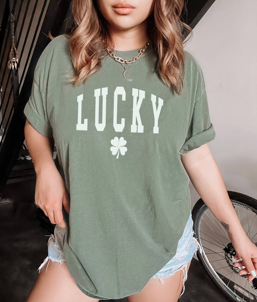 St. Patricks Day Lucky, Graphic Apparel, - Adult & Kids T-Shirts, Sweatshirts & Hoodies apparel design preview 1