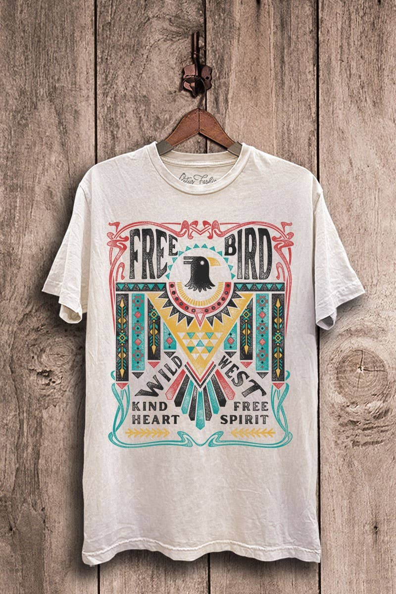 Free Bird Thunderbird Graphic Top - Adult & Kids T-Shirts, Sweatshirts & Hoodies apparel design preview 1