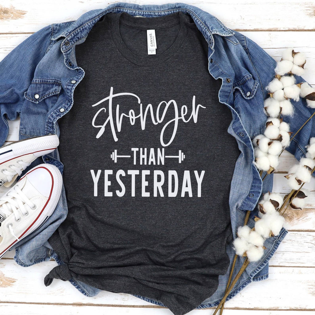 Stronger Than Yesterday - Adult & Kids T-Shirts, Sweatshirts & Hoodies apparel design preview 1