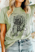 Tiger Hand Drawn Graphic - Adult & Kids T-Shirts, Sweatshirts & Hoodies apparel design preview 1