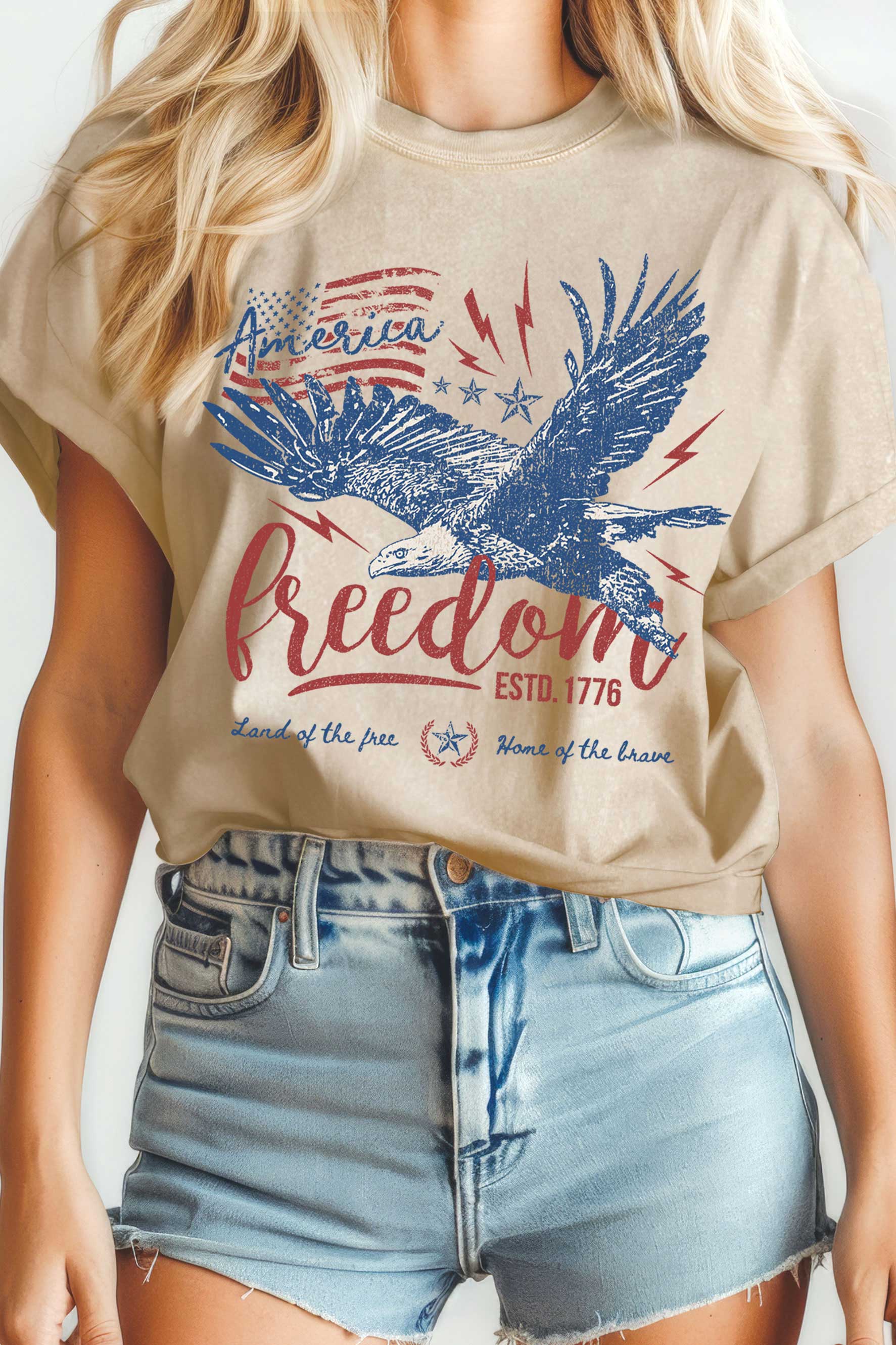 America Flag Freedom Eagle Mineral Graphic - Adult & Kids T-Shirts, Sweatshirts & Hoodies apparel design preview 1