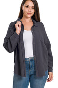 ....SI-23811 Plus Size Oversized Raw Edge - Adult & Kids T-Shirts, Sweatshirts & Hoodies apparel design preview 1