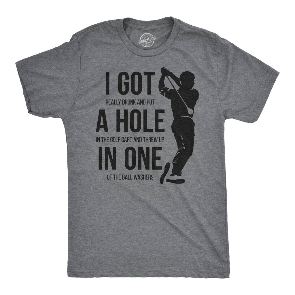 I Got A Hole in One Men's - Adult & Kids T-Shirts, Sweatshirts & Hoodies apparel design preview 1