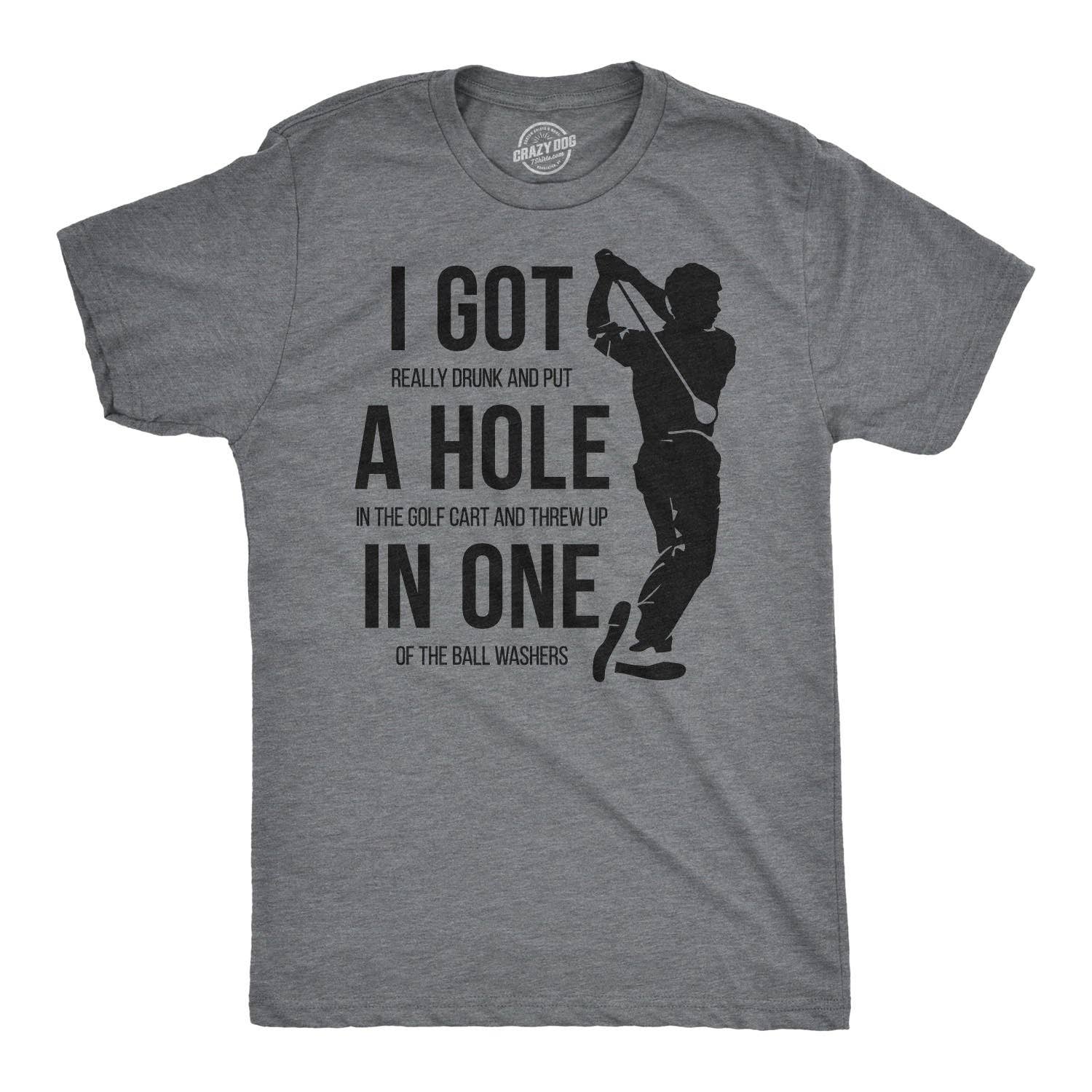 I Got A Hole in One Men's - Adult & Kids T-Shirts, Sweatshirts & Hoodies apparel design preview 1