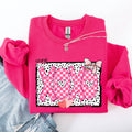 Xoxo, Valentine's Day Dalmatian Print Love Hearts - Adult & Kids T-Shirts, Sweatshirts & Hoodies apparel design preview 1