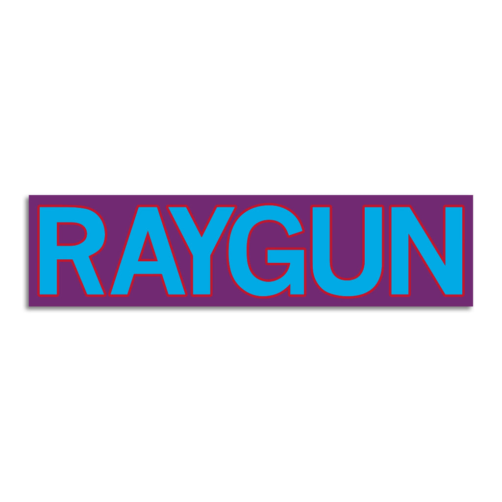 RAYGUN Block Text Logo Purple Blue Die-Cut Sticker - Adult & Kids T-Shirts, Sweatshirts & Hoodies apparel design preview 1