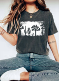 Vintage Nature Desert Silhouette - Adult & Kids T-Shirts, Sweatshirts & Hoodies apparel design preview 1
