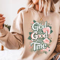 God Is Good All the Time Christian Graphic - Adult & Kids T-Shirts, Sweatshirts & Hoodies apparel design preview 1