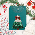 Faux Sequin Christmas Tree - Adult & Kids T-Shirts, Sweatshirts & Hoodies apparel design preview 1