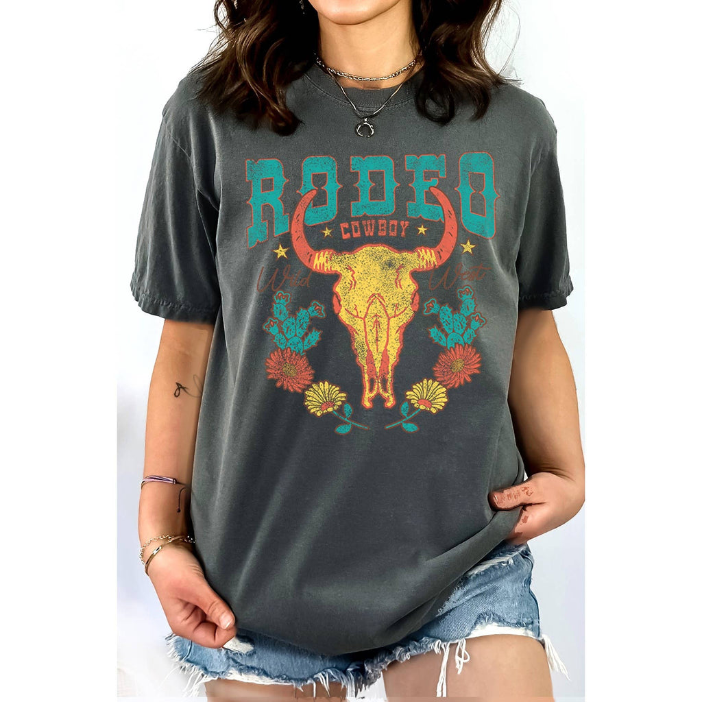 Rodeo Women's Relaxed Fit Screen Printed - Adult & Kids T-Shirts, Sweatshirts & Hoodies apparel design preview 1