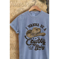 I Wanna Be A Cowboy Baby Vintage Graphic - Adult & Kids T-Shirts, Sweatshirts & Hoodies apparel design preview 1