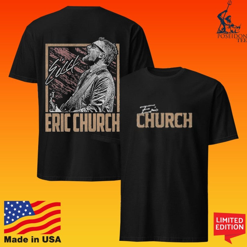 Eric Church Black Photo - Adult & Kids T-Shirts, Sweatshirts & Hoodies apparel design preview 1