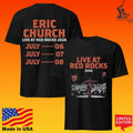 Eric Church Live At Red Rocks 2026 Event - Adult & Kids T-Shirts, Sweatshirts & Hoodies apparel design preview 1