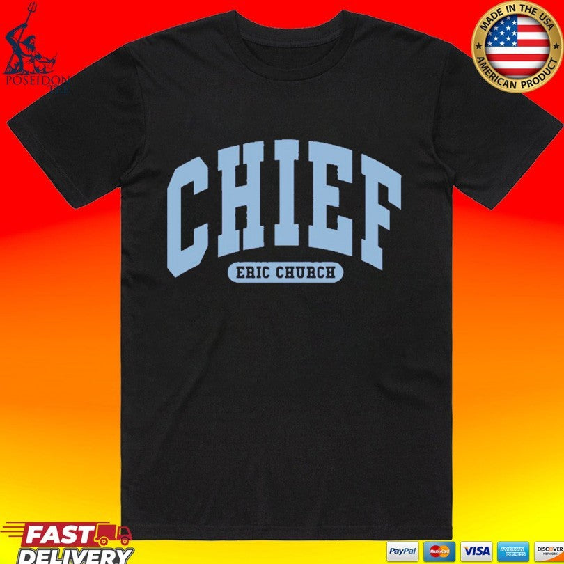 Eric Church Varsity Chief - Adult & Kids T-Shirts, Sweatshirts & Hoodies apparel design preview 1