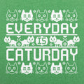 Every Day Is Caturday - Adult & Kids T-Shirts, Sweatshirts & Hoodies apparel design preview 1